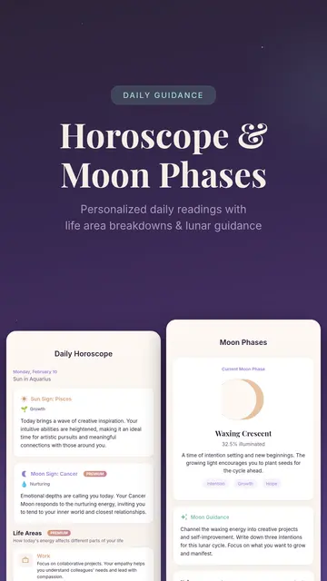 Personalized daily horoscope based on your natal chart in SoulChart